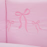 Bedding set for a baby crib 6 el Twins Belle pink