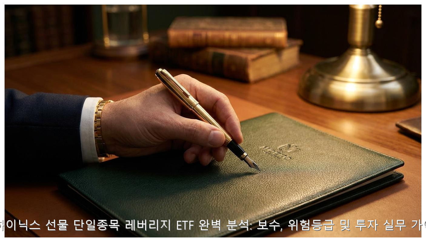 SK하이닉스 선물 단일종목 레버리지 ETF 완벽 분석: 보수, 위험등급 및 투자 실무 가이드 핵심 안내 및 분석 인포그래픽 (5)
