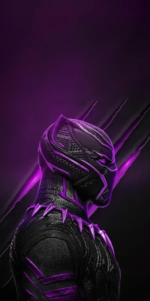 The King Of Wakanda Black Panther 4K iPhone Wallpaper Background