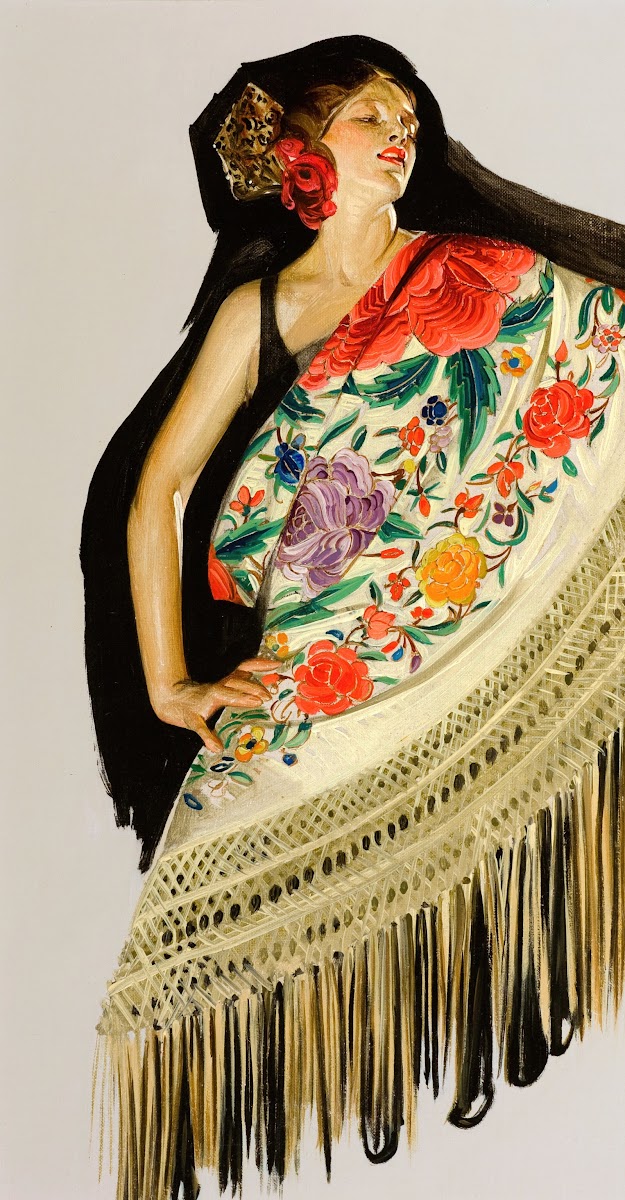 Spanish Shawl c 1922