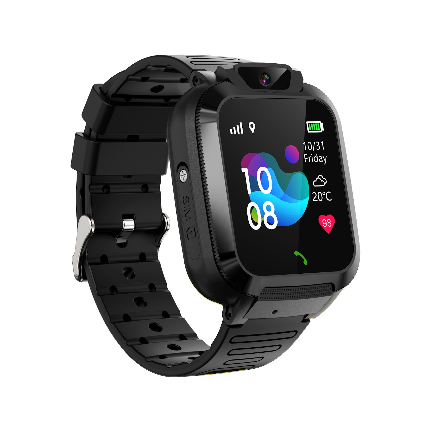 Kids smartwatch with camera, GPS, and SOS button