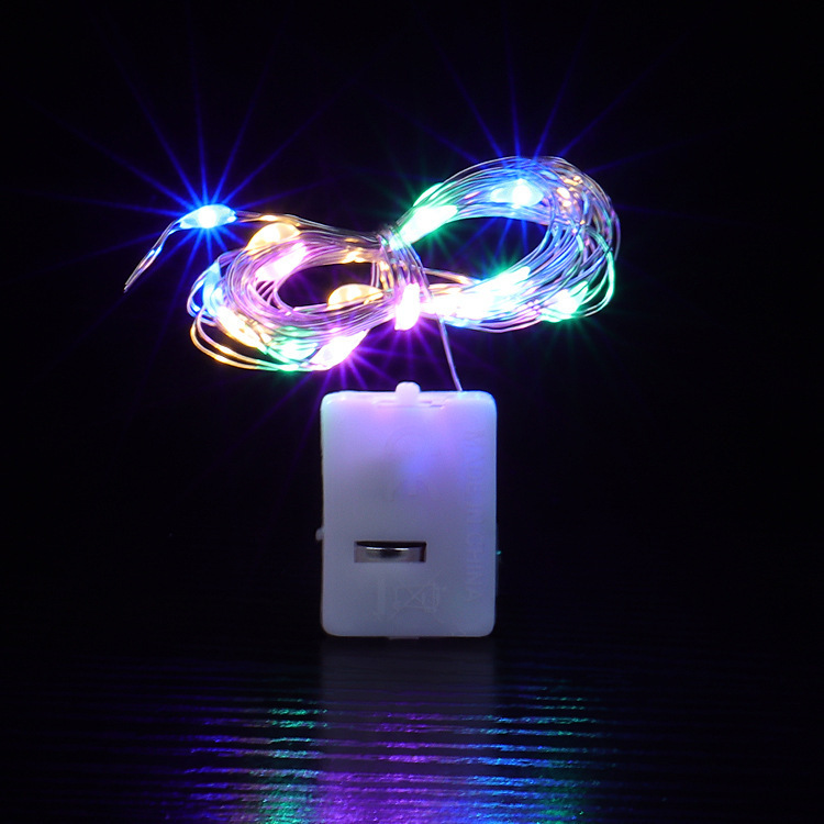 LED-Draht-Lichterkette mit Batteriebetrieb