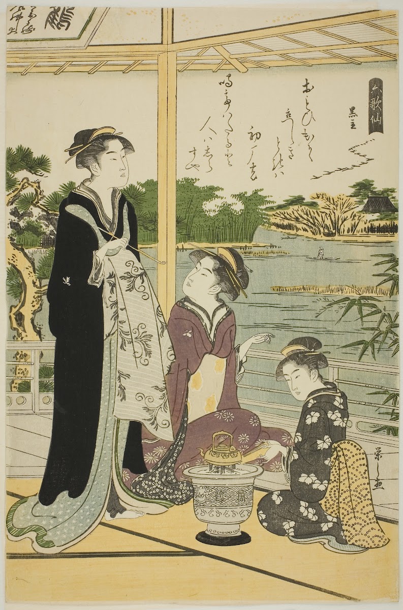 Kuronushi from the series Six Immortal Poets Rokkasen c 1789 90