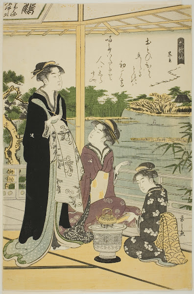 Kuronushi from the series Six Immortal Poets Rokkasen c 1789 90