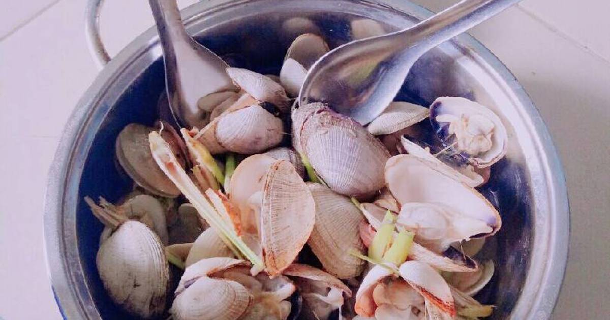Ngao 2 đầu hấp sả