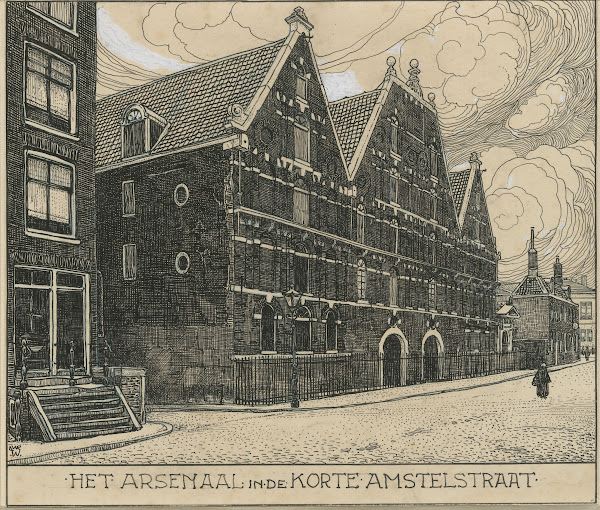 Het Arsenaal in de Nieuwe Amstelstraat te Amsterdam 20th century