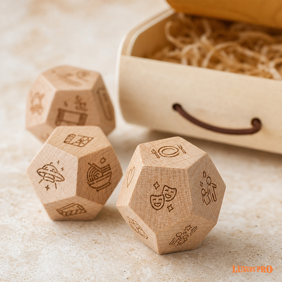4 Dice with Box Set