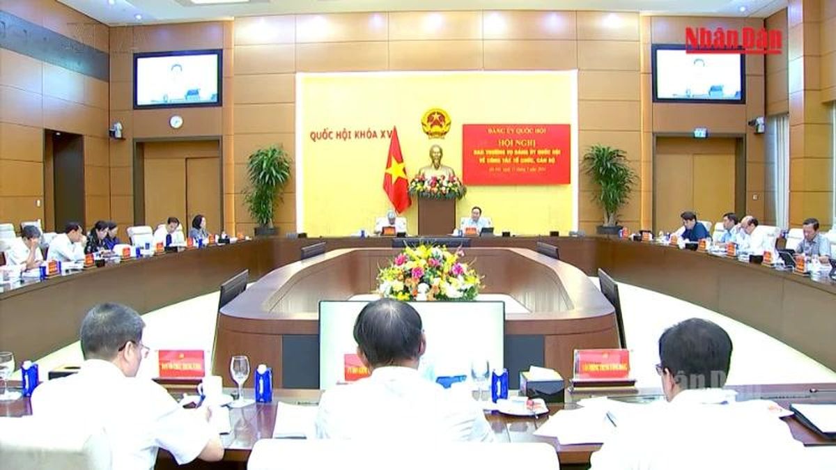 [Video] Ban Thường vụ Đảng ủy Quốc hội cho ý kiến về sắp xếp tổ chức bộ máy - Báo Nhân Dân