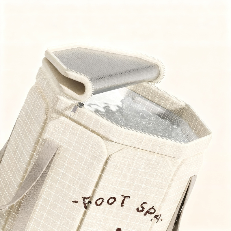Portable foot bath made of PVC, foldable