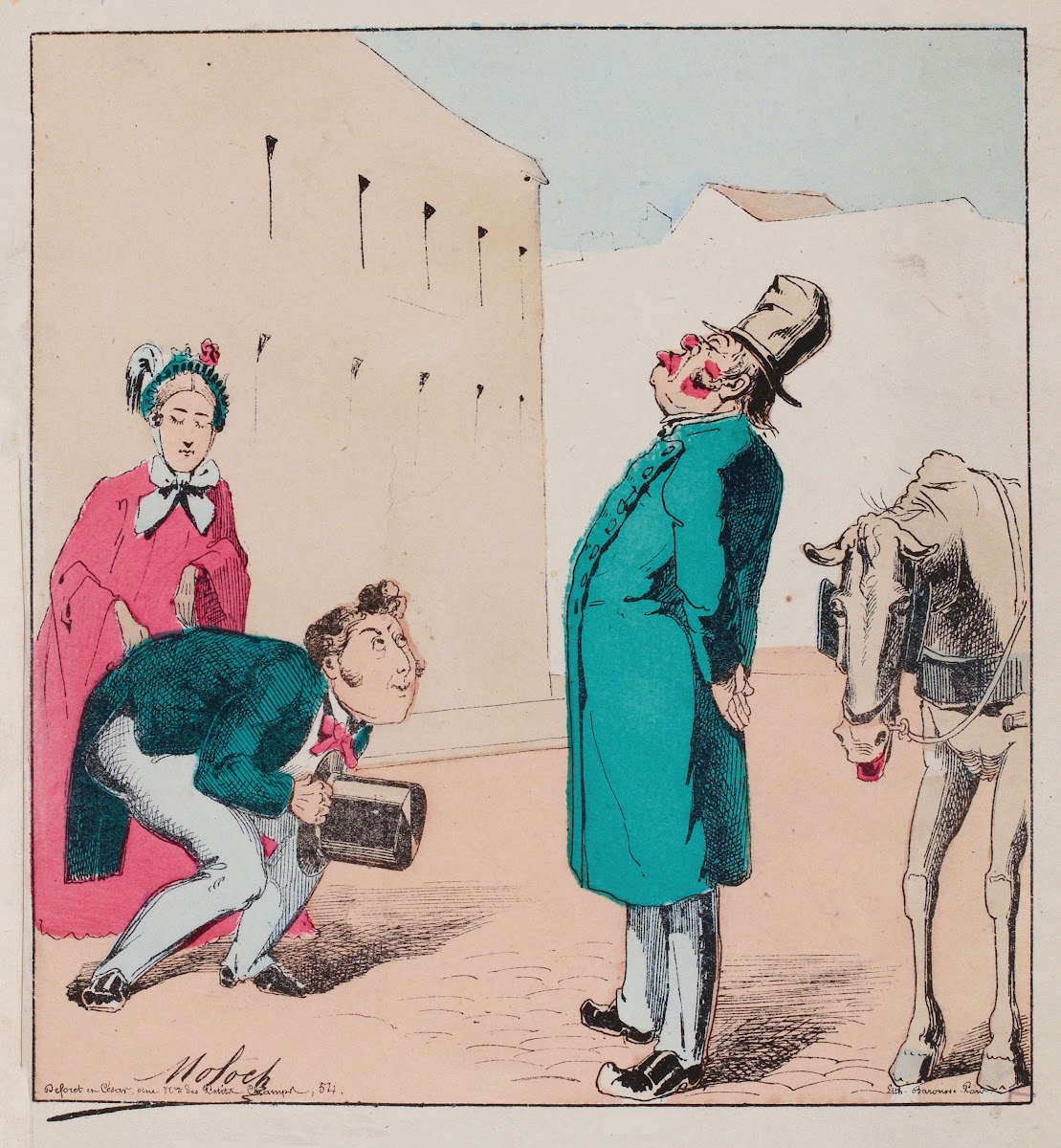 Oserai je Monsieur le cocher solliciter de votre haute bienveillance la faveur i