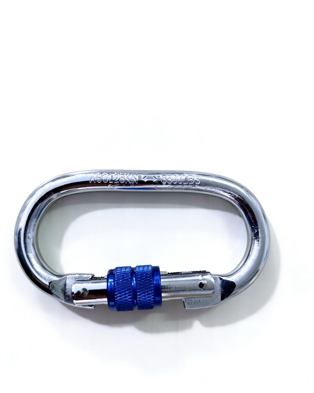 Stahlkarabiner für Klettern, 25 KN