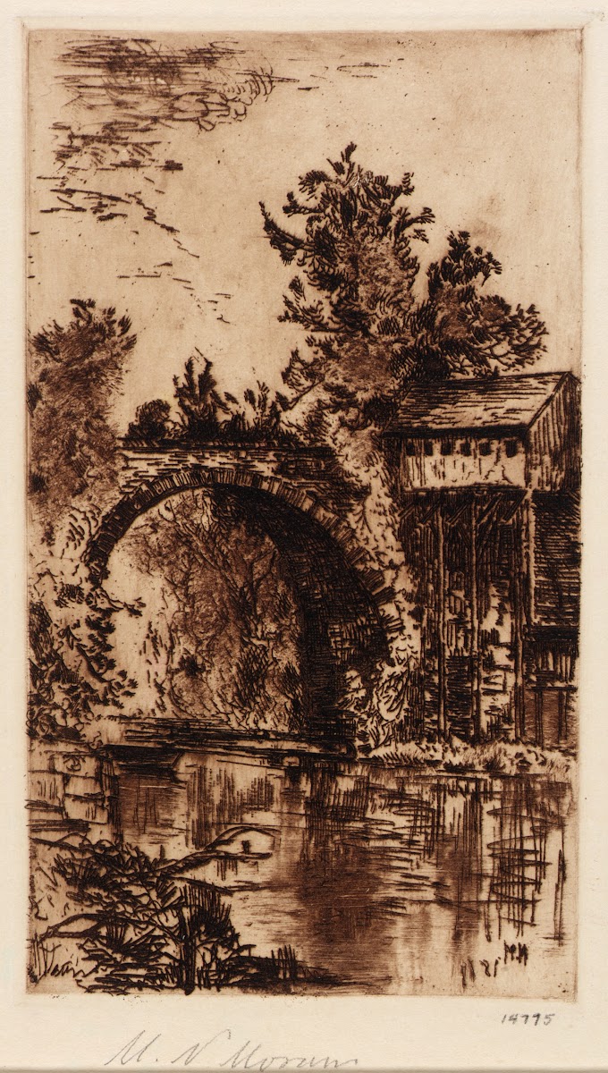 Bridge over the Buskill Easton Pa 1879