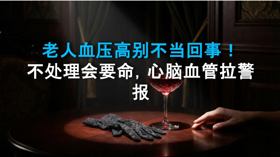 老人血压高别不当回事！不处理会要命，心脑血管拉警报