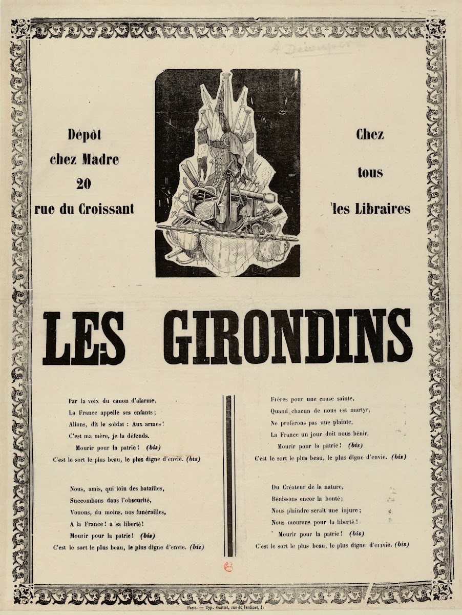 Les Girondins 1870