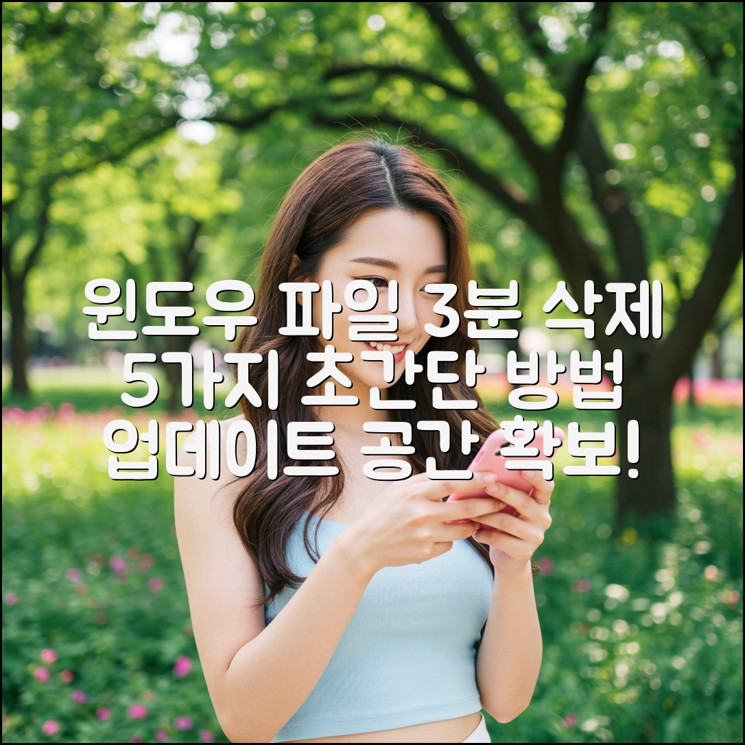 윈도우 업데이트 파일, 3분 만에 삭제하는 5가지 방법