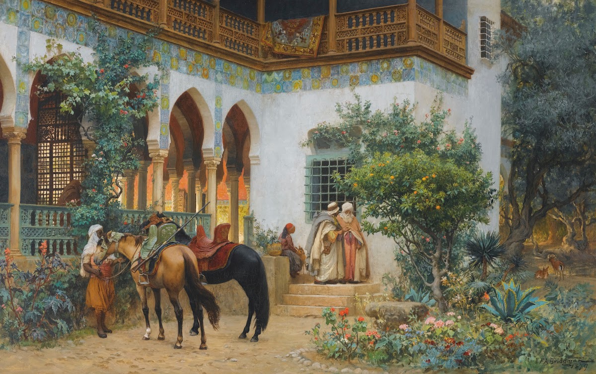 A North African Courtyard 1879