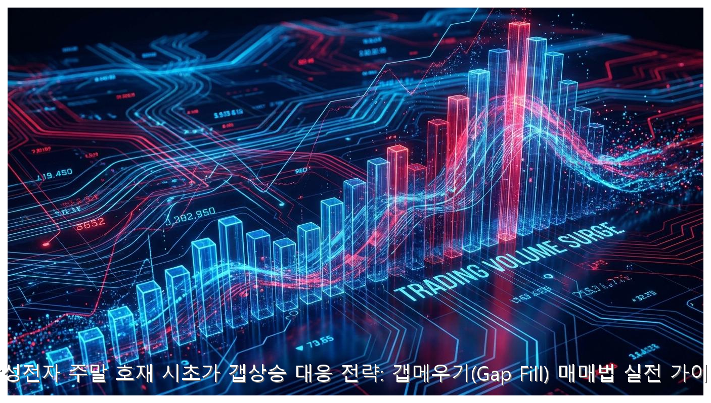 삼성전자 주말 호재 시초가 갭상승 대응 전략: 갭메우기(Gap Fill) 매매법 실전 가이드 핵심 안내 및 분석 인포그래픽 (7)