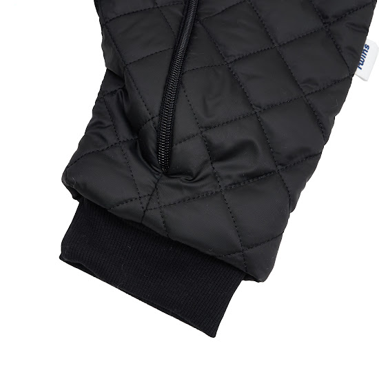 Детский комбинезон демисезон Twins Soul плащевка/флис 12-18 мес черный