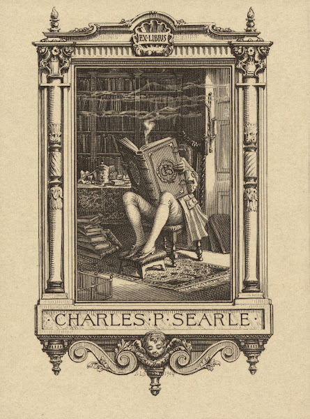 Bookplate of Charles P Searle 1904