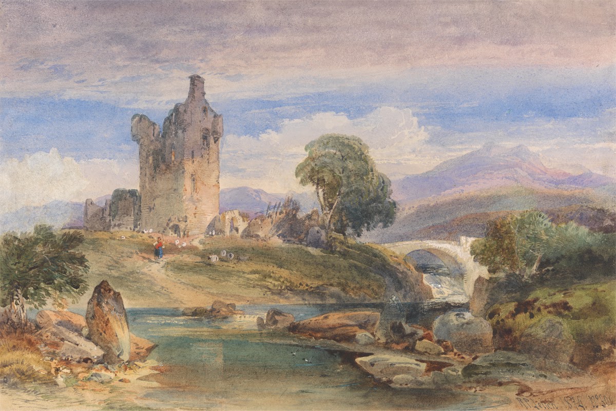 Landscape with Ruined Castle on the Esk 1874