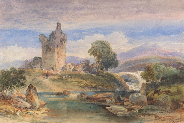 Landscape with Ruined Castle on the Esk 1874