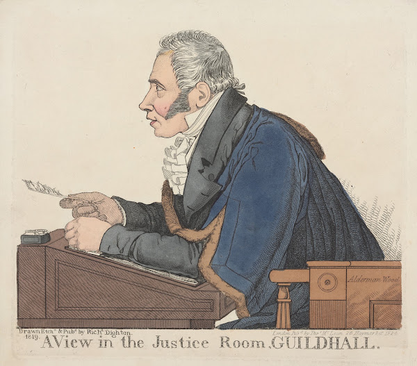 A view in the Justice Room Guildhall 1824