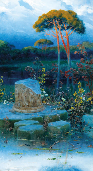 Evening Over The Pontine Marshes 1900