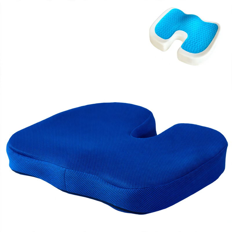 U-shaped seat cushion made from memory foam