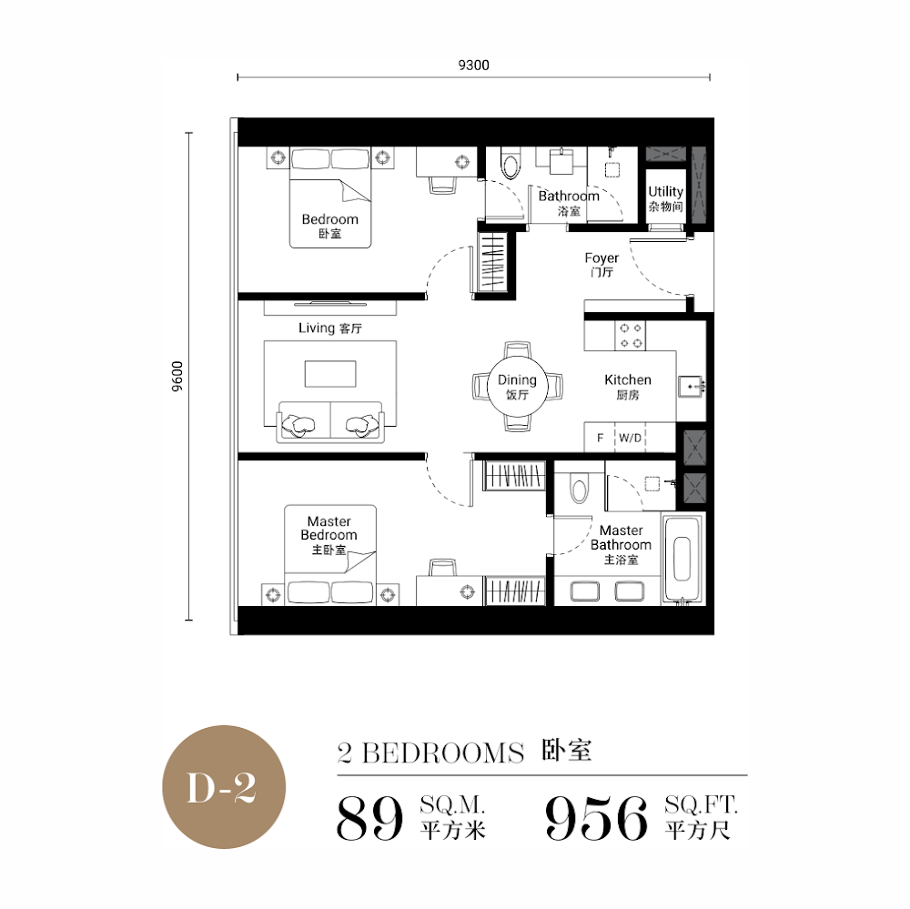 SO Kuala Lumpur Residences 户型图