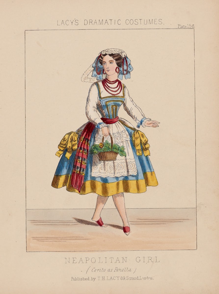 Neapolitan girl Cerito as Fenella 1865