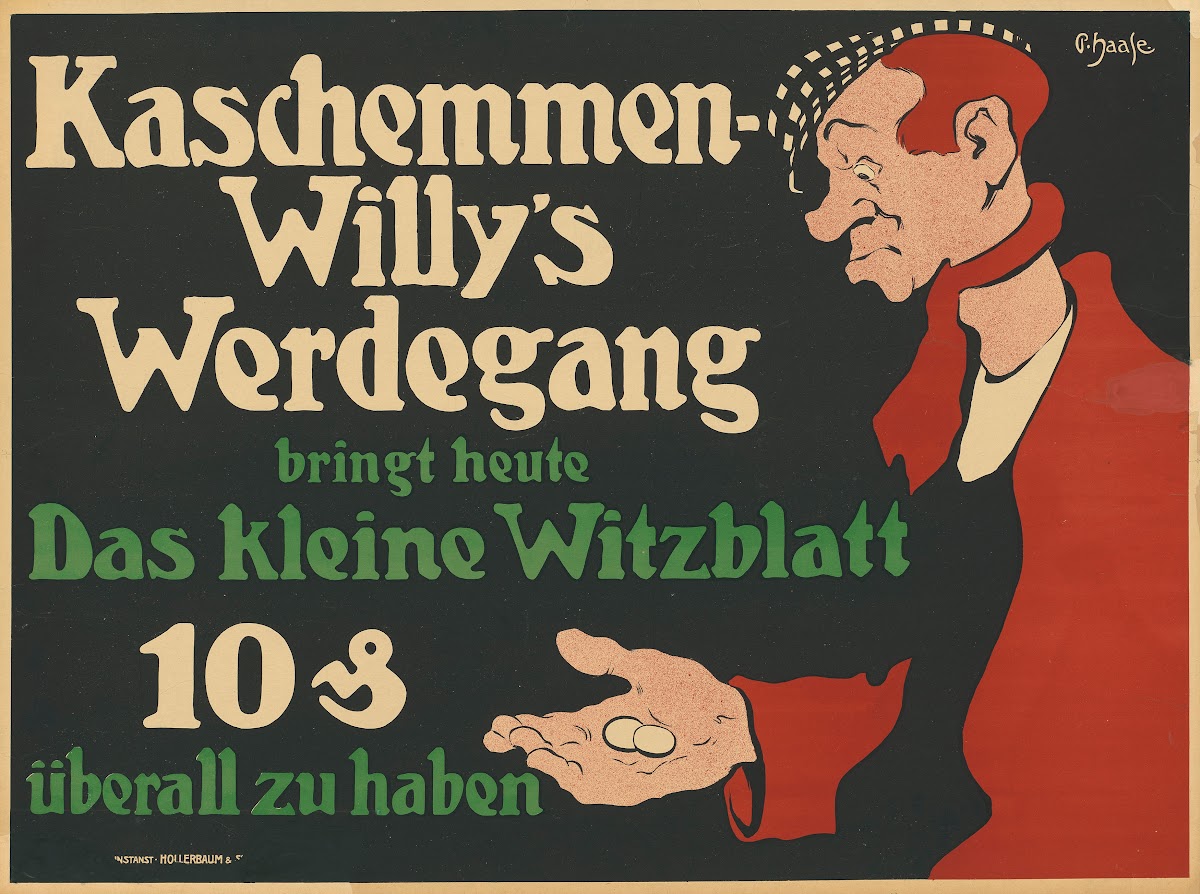 Kaschemmen Willys Werdegang Das Kleine Witzblatt 1909