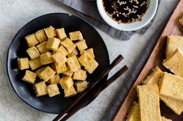 Đậu Hũ Nướng Giòn