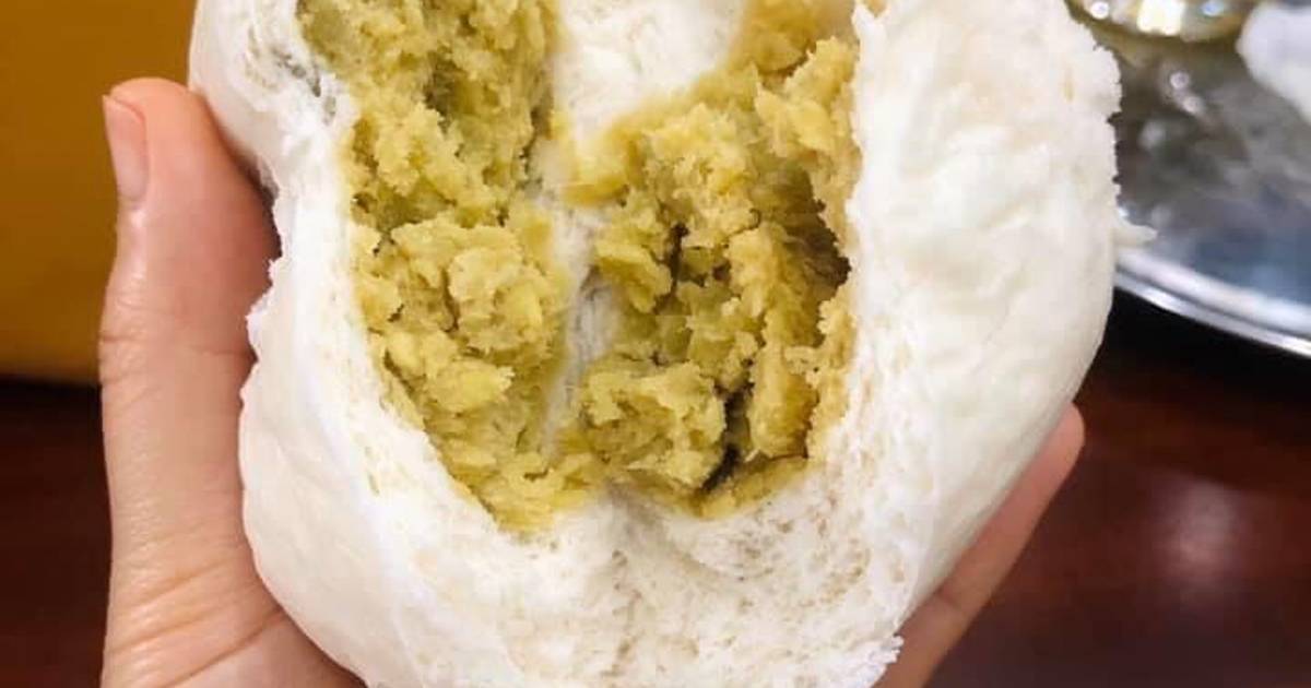 Bánh bao nhân khoai lang hấp đường thốt nốt