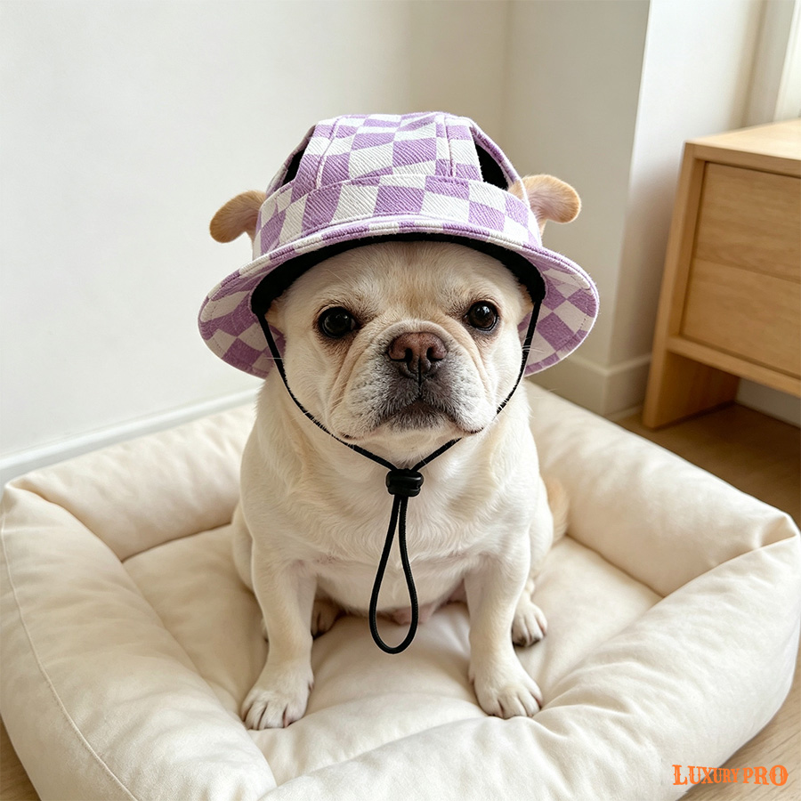 Embroidered Pet Bucket Hat