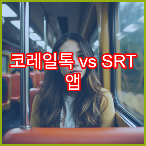 코레일톡 vs SRT 앱 비교분석, 뭐가 더 좋을까