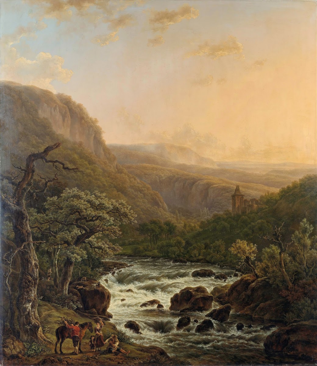 River in the Ardennes at Sunset 1821