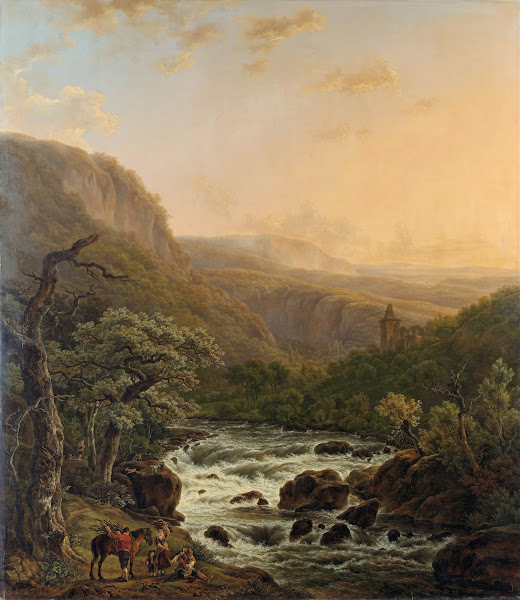 River in the Ardennes at Sunset 1821