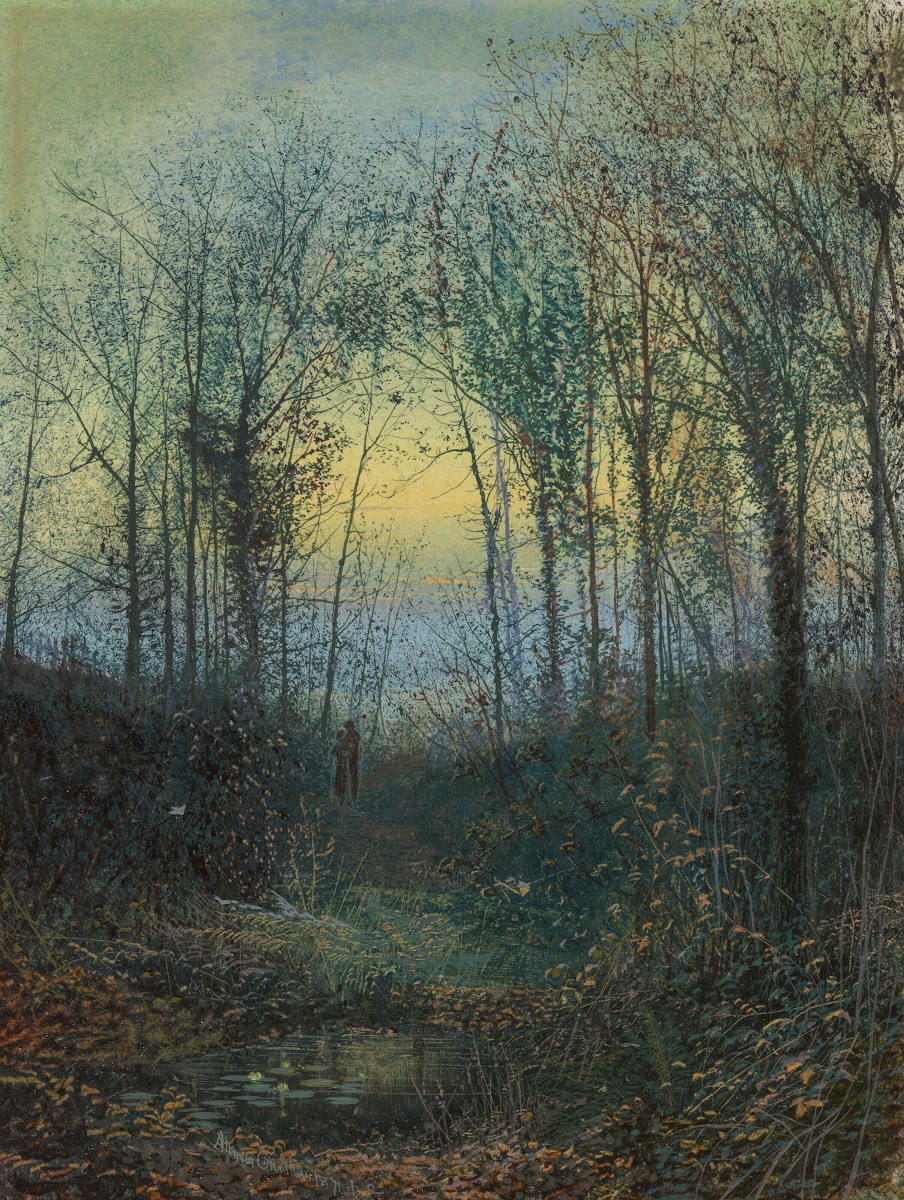 Lovers in a wood 1871