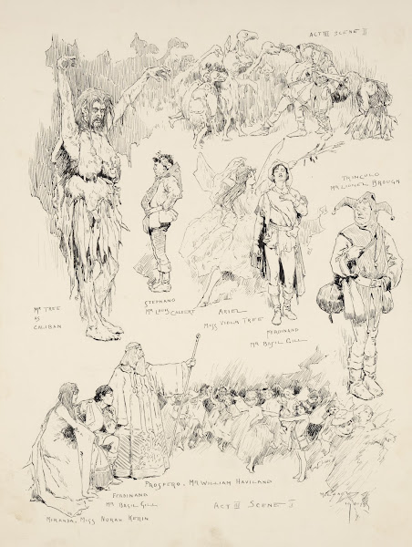 The tempest act III scene 2 as performed at his Majestys Theatre 1901