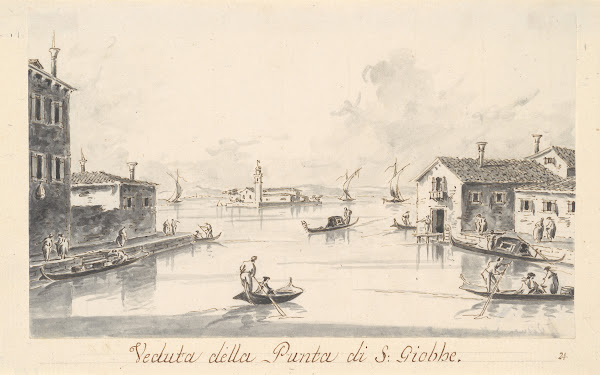 The Punta di San Giobbe with the Island of San Secondo in the Distance ca 180428