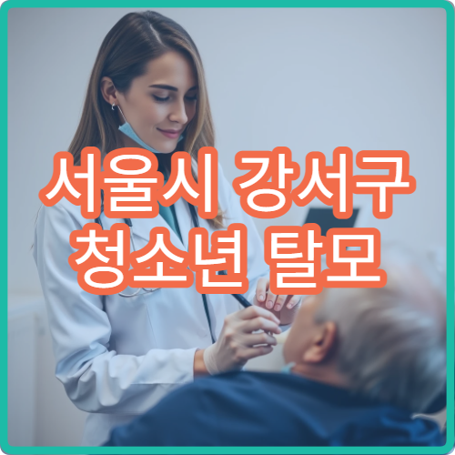 서울시 강서구 청소년 탈모 예방 관리 호르몬 검사 피부과 병원