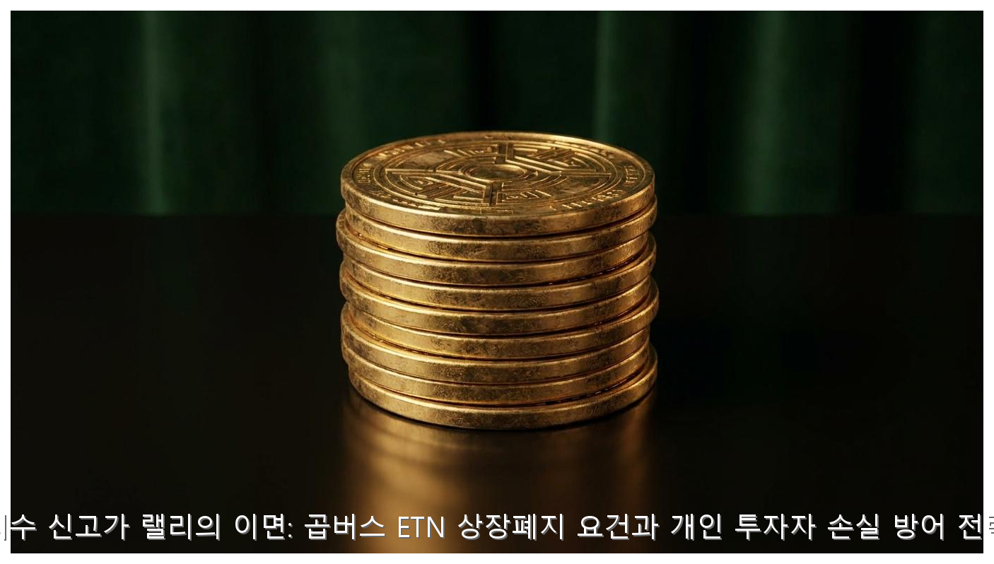 지수 신고가 랠리의 이면: 곱버스 ETN 상장폐지 요건과 개인 투자자 손실 방어 전략 핵심 안내 및 분석 인포그래픽 (6)