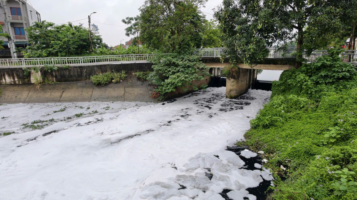 Bắc Ninh xử lý dứt điểm ô nhiễm kênh Kim Đôi, xem xét khởi tố đơn vị xả thải - Báo VTC News