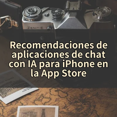 Recomendaciones de aplicaciones de chat con IA para iPhone en la App Store