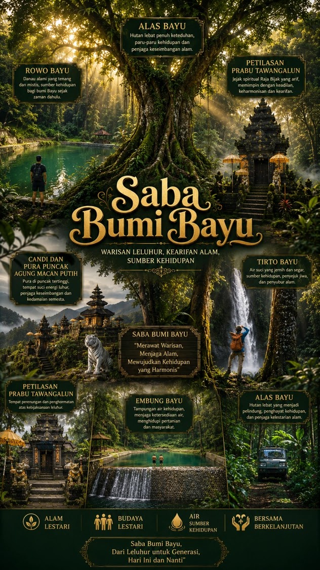 WISATA JELAJAH SABA BUMI  BAYU