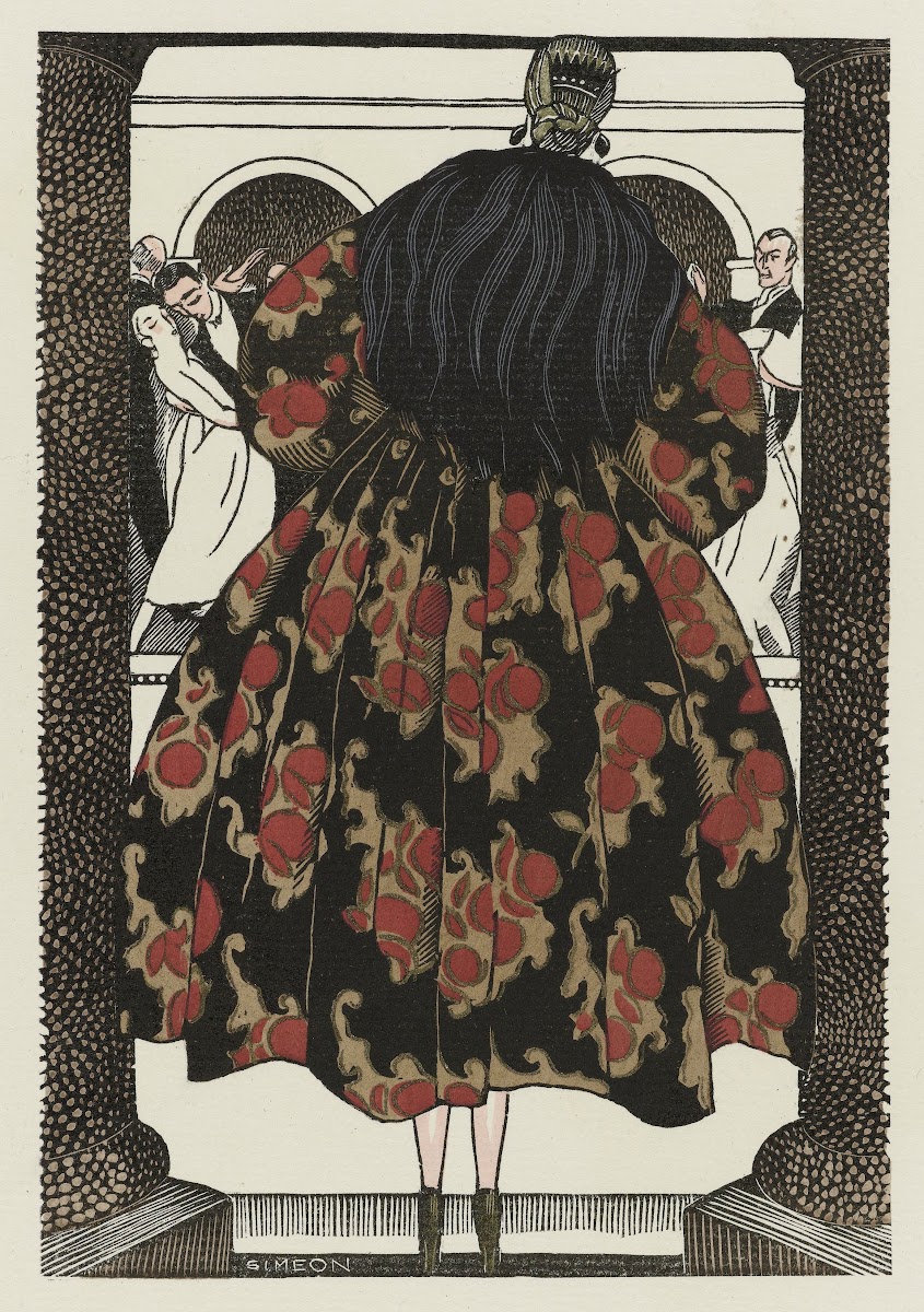 Le plaisir a la mode  Manteau du soir en tissu de Bianchini 1921