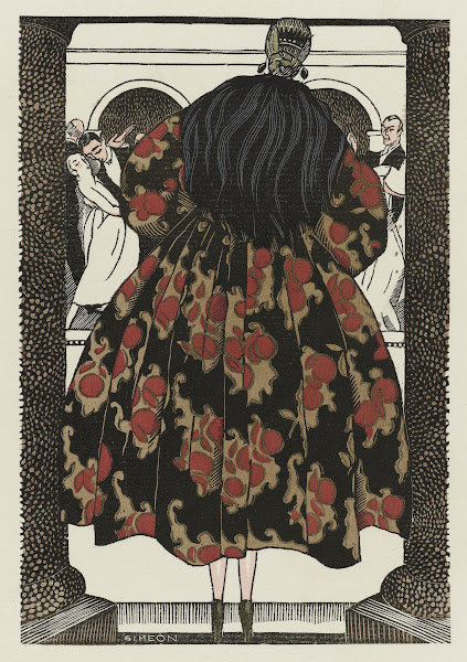 Le plaisir a la mode  Manteau du soir en tissu de Bianchini 1921