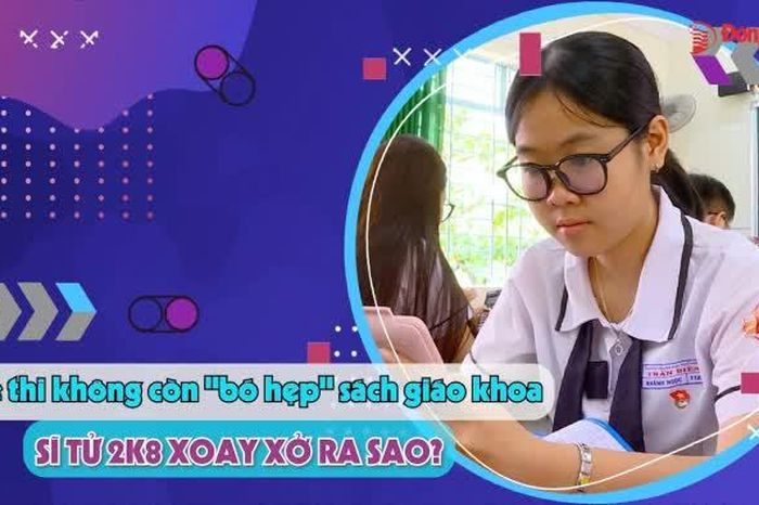 Đề thi không còn 'bó hẹp' sách giáo khoa: Sĩ tử 2K8 xoay xở ra sao? - Báo Đồng Nai