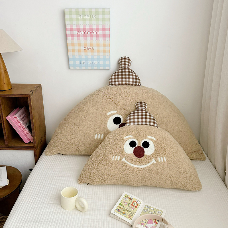 Fleece cuddle pillow, cartoon design