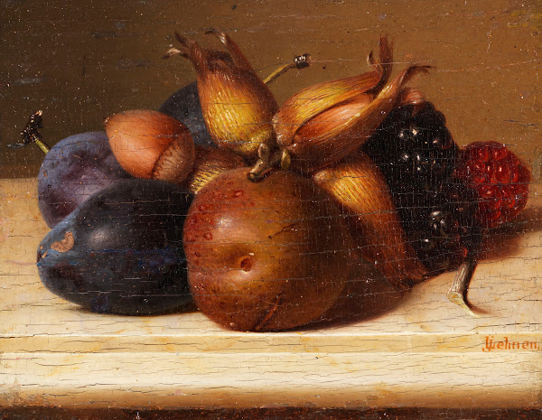 Stillleben Mit Früchten Und Nüssen Ca 1820 1840